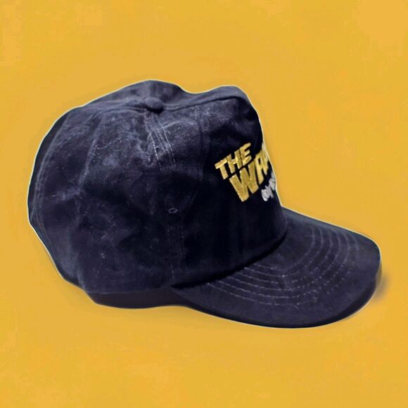 VTG Winston Hat Nascar Racing The Wrap Mens Snapback Plush Fabric Blk 90s EUC! - Picture 12 of 13